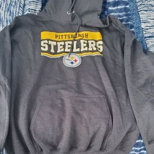 Mens XL Pittsburgh Steelers hoodie officially Licensed NFL team apparel